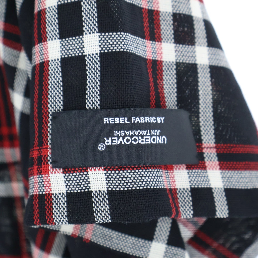N.HOOLYWOOD(エヌハリウッド) 20SS ×UNDERCOVER HALF SLEEVE BIG SHIRT アンダーカバー ハーフスリーブ ビッグシルエット タータンチェック 半袖シャツ 1201-SH10-069
