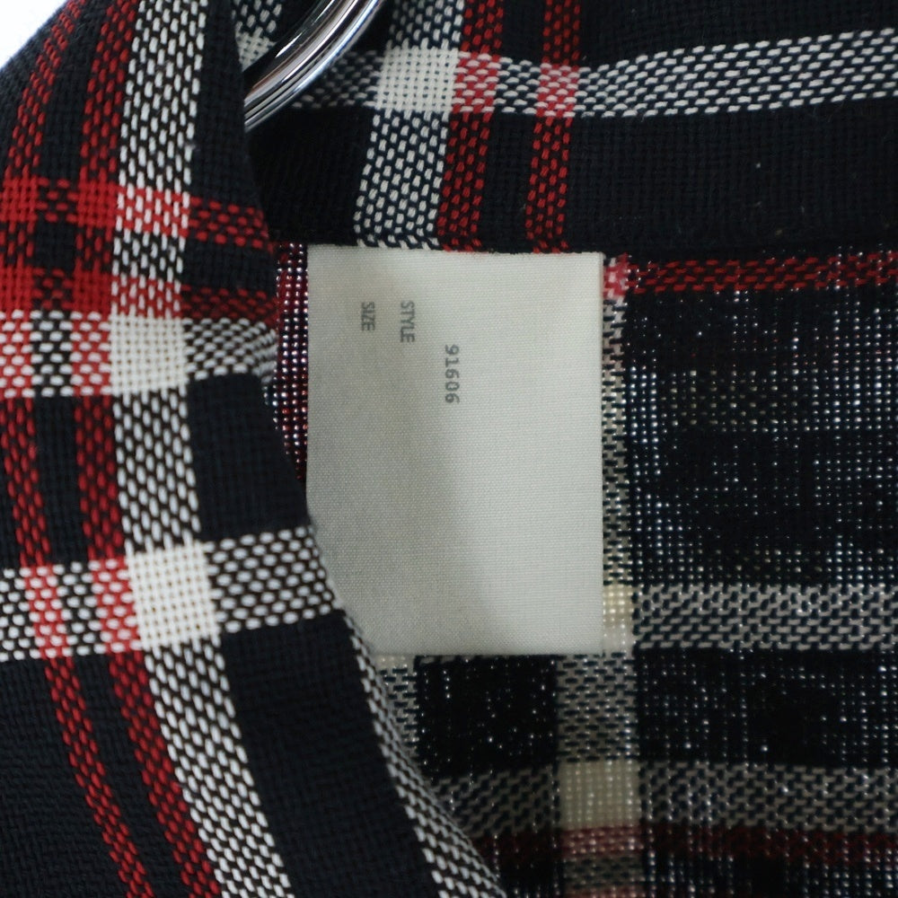 N.HOOLYWOOD(エヌハリウッド) 20SS ×UNDERCOVER HALF SLEEVE BIG SHIRT アンダーカバー ハーフスリーブ ビッグシルエット タータンチェック 半袖シャツ 1201-SH10-069