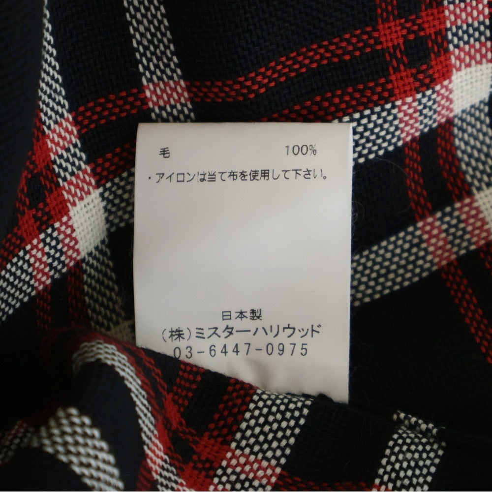 N.HOOLYWOOD(エヌハリウッド) 20SS ×UNDERCOVER HALF SLEEVE BIG SHIRT アンダーカバー ハーフスリーブ ビッグシルエット タータンチェック 半袖シャツ 1201-SH10-069