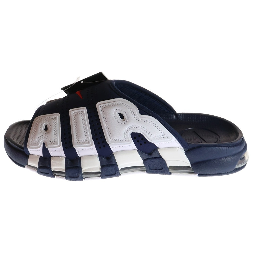 NIKE(ナイキ) AIR MORE UPTEMPO SLIDE OLYMPIC エアモアアップテンポ オリンピック スライド サンダル US10.0/28.0cm FQ8699-400 ネイビー/ホワイト