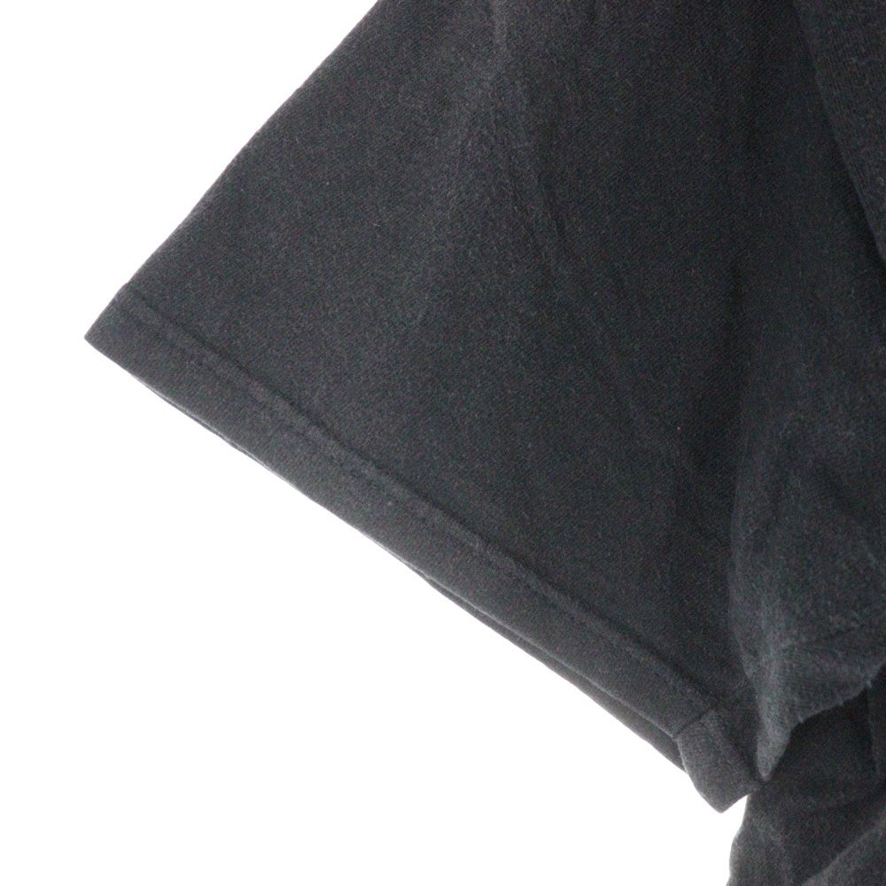 STUSSY(ステューシー) DJ STRETCH ARMSTRONG ストレッチ アームストロング 両面プリント クルーネック カットソー 半袖Tシャツ ブラック