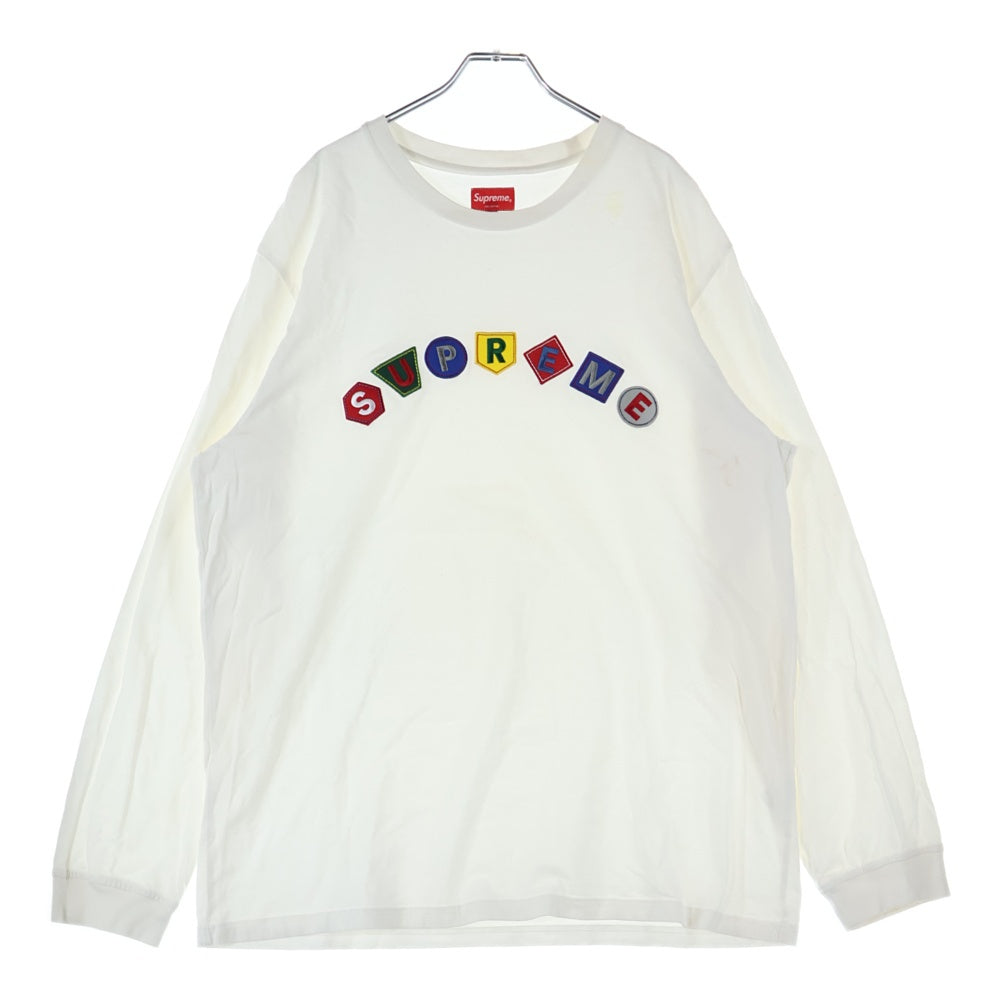 SUPREME(シュプリーム) 21AW Geo Arc L/S Top アーチロゴ クルーネック