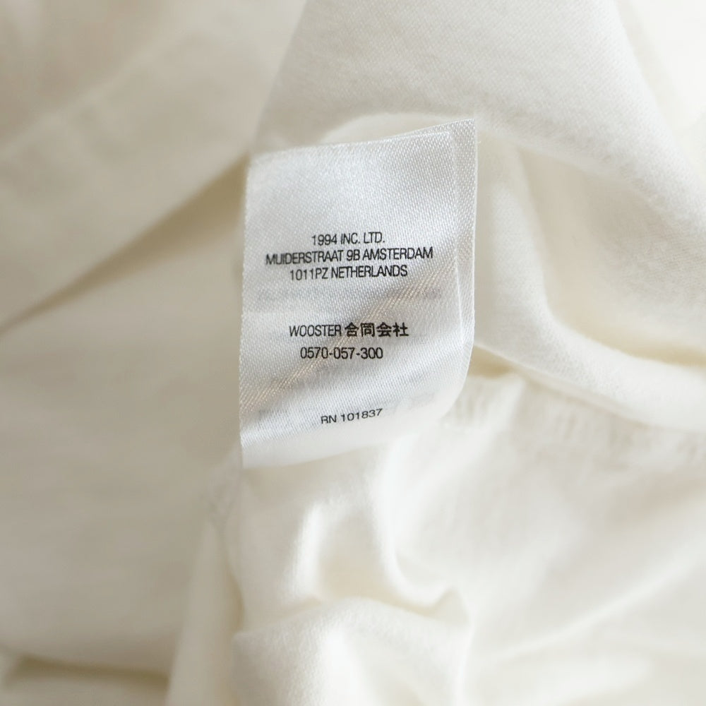 SUPREME(シュプリーム) 21AW Geo Arc L/S Top アーチロゴ クルーネック カットソー 長袖Tシャツ ホワイト