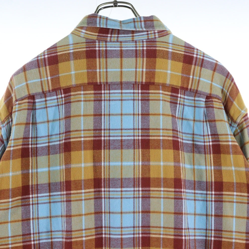 SUPREME(シュプリーム) 22AW Plaid Flannel Shirt プレイド フランネル 胸ポケット チェック長袖シャツ マルチ