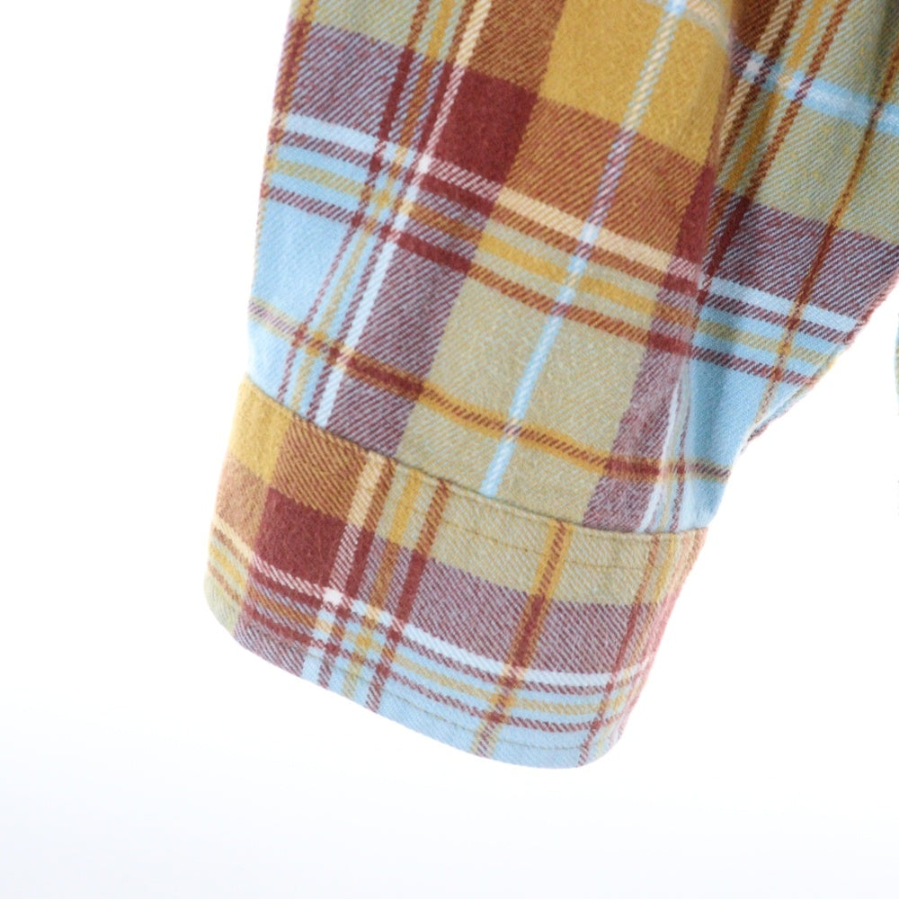 SUPREME(シュプリーム) 22AW Plaid Flannel Shirt プレイド フランネル 胸ポケット チェック長袖シャツ マルチ