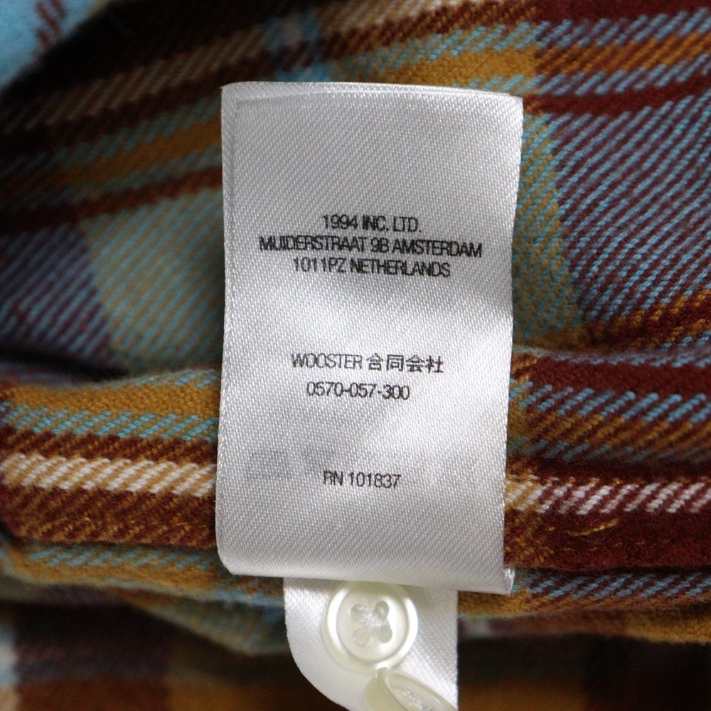SUPREME(シュプリーム) 22AW Plaid Flannel Shirt プレイド フランネル 胸ポケット チェック長袖シャツ マルチ