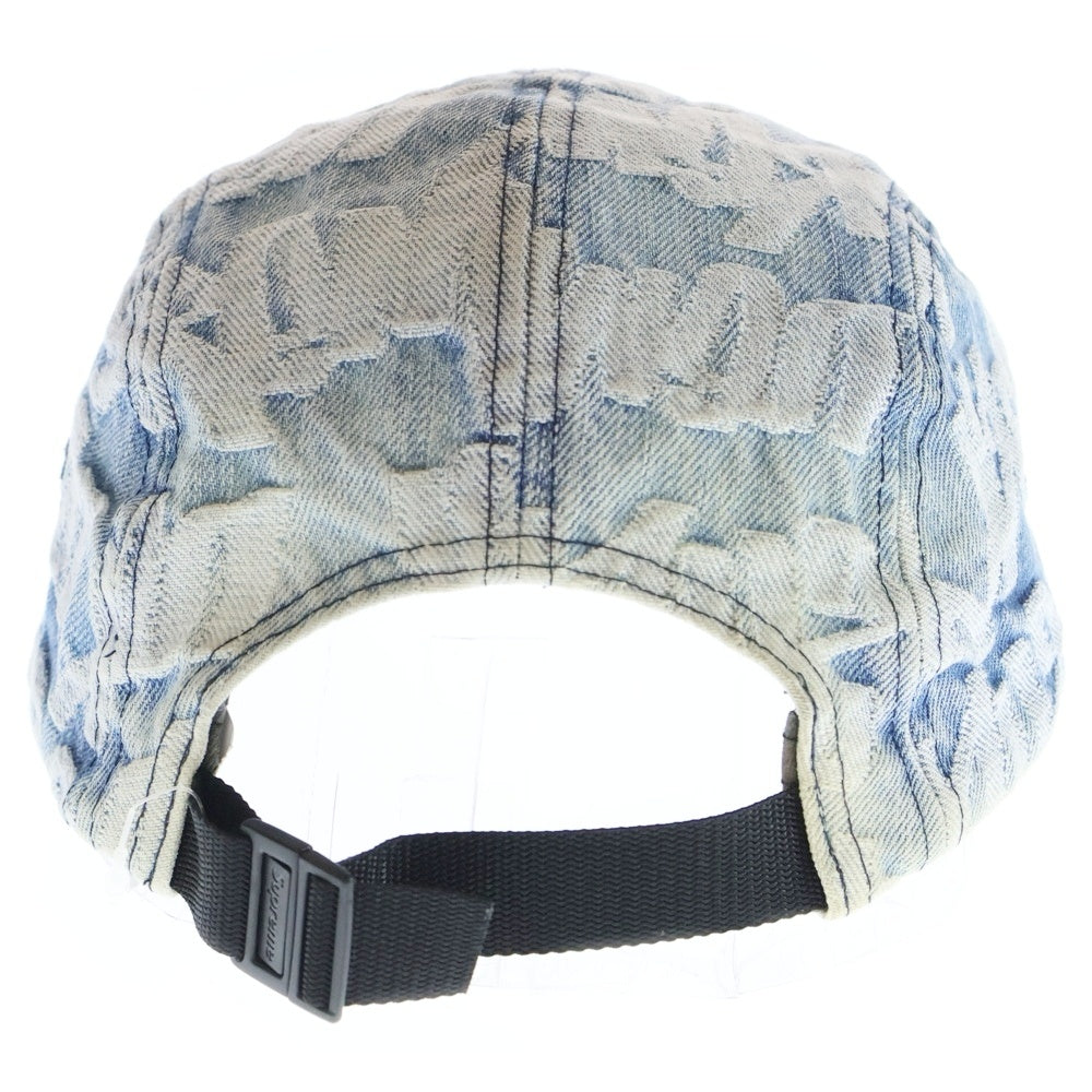 SUPREME(シュプリーム) 22SS Fat tip Jacquard Denim Camp Cap ファット チップ ジャガード キャンプキャップ インディゴ