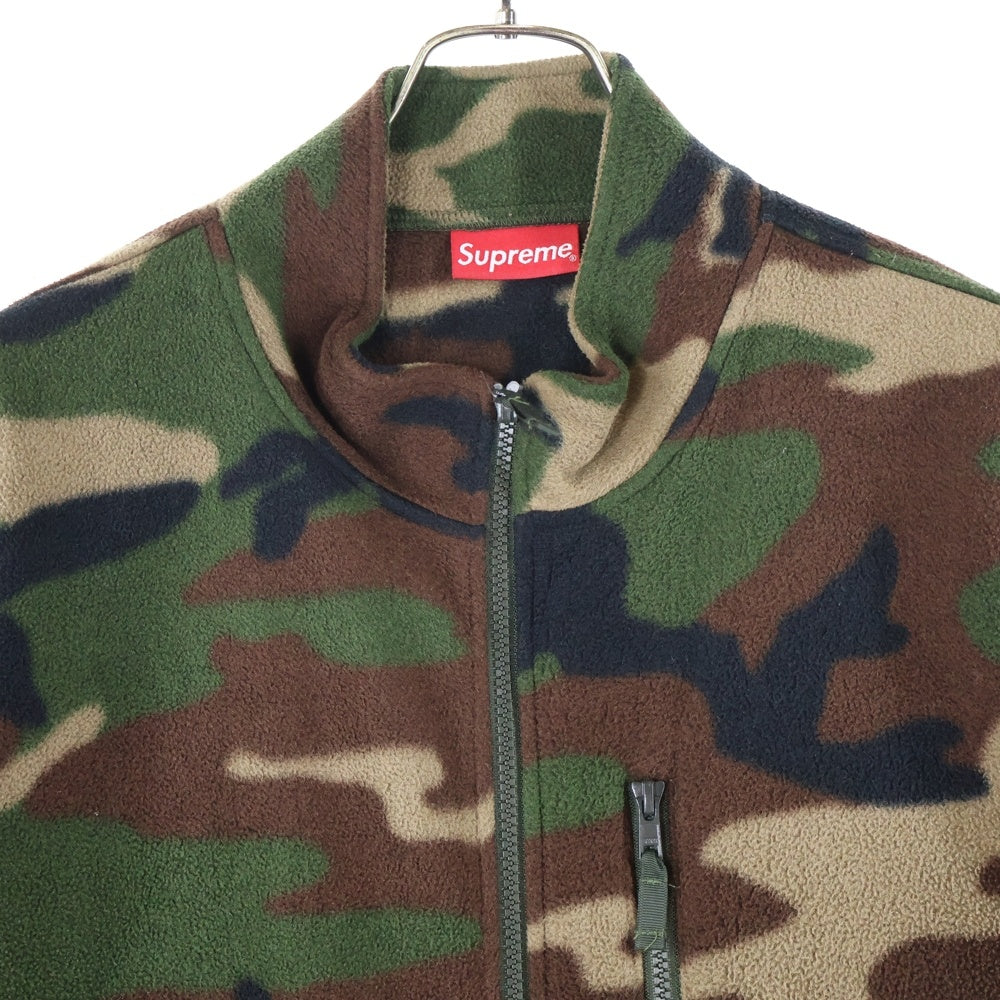 SUPREME(シュプリーム) 22AW Polartec Zip Jacket ポーラテック カモ柄 ジップアップ ジャケット マルチ
