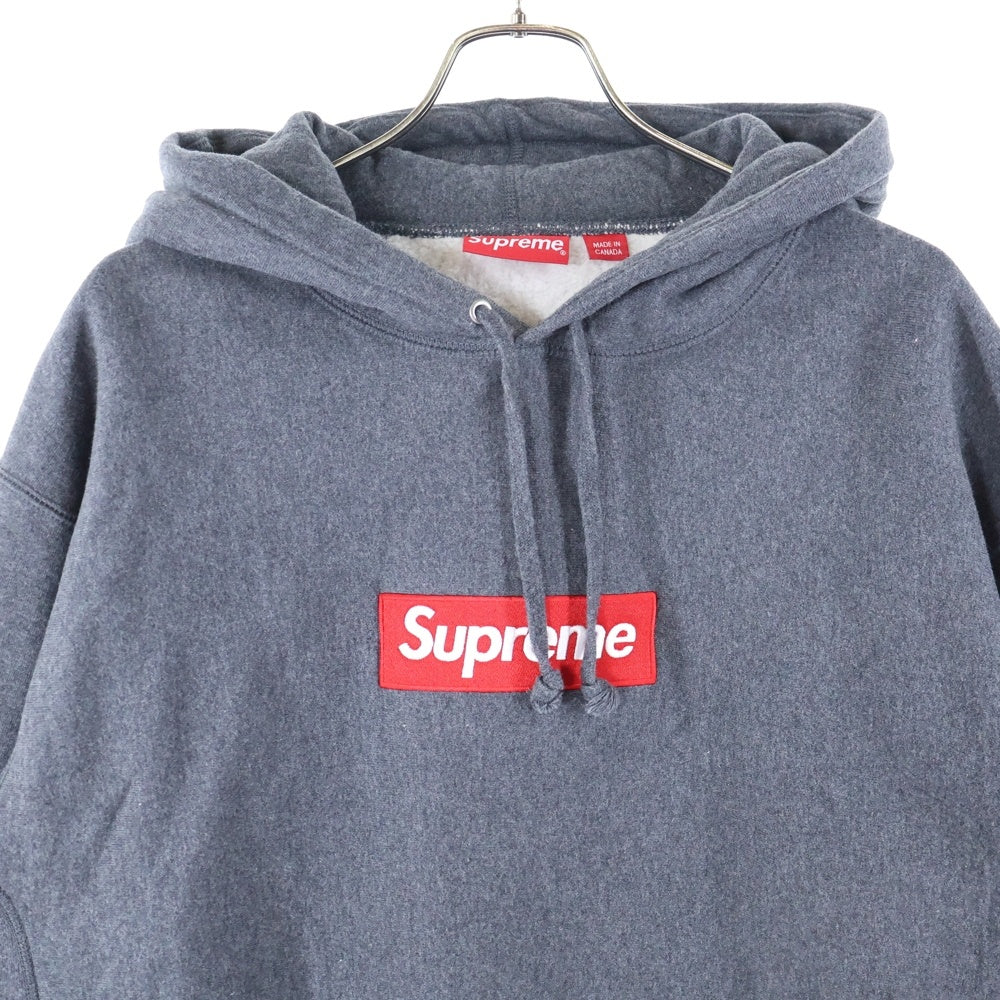 SUPREME(シュプリーム) 21AW Box Logo Hooded Sweatshirt ボックスロゴフーデッドパーカー グレー