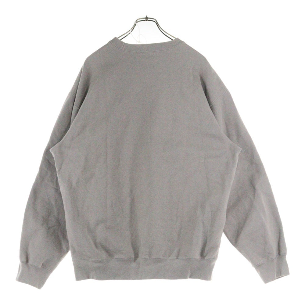 SUPREME(シュプリーム) 23AW Small Box Logo Sweatshirt スモールボックスロゴ クルーネック スウェットトレーナー グレー