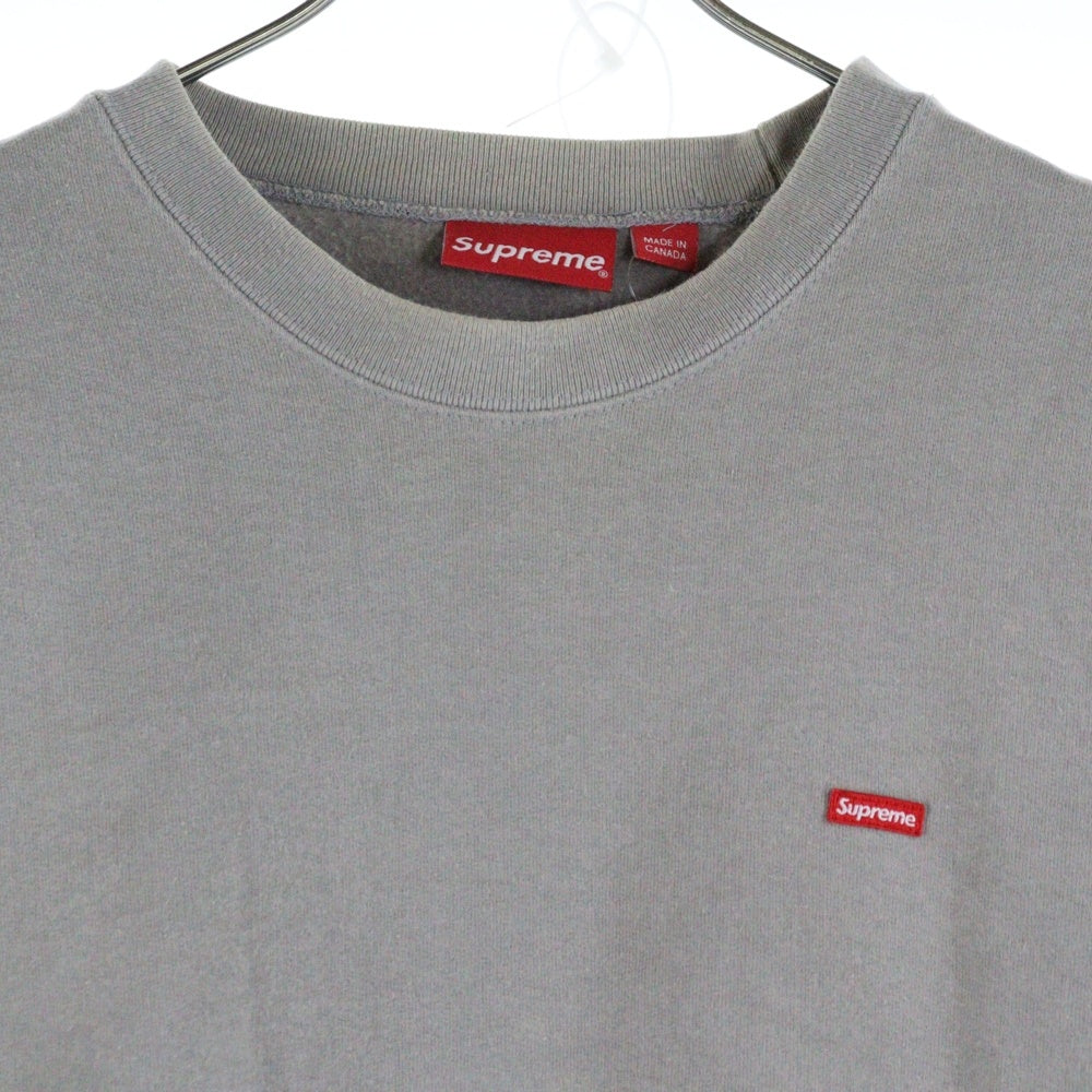 SUPREME(シュプリーム) 23AW Small Box Logo Sweatshirt スモールボックスロゴ クルーネック スウェットトレーナー グレー