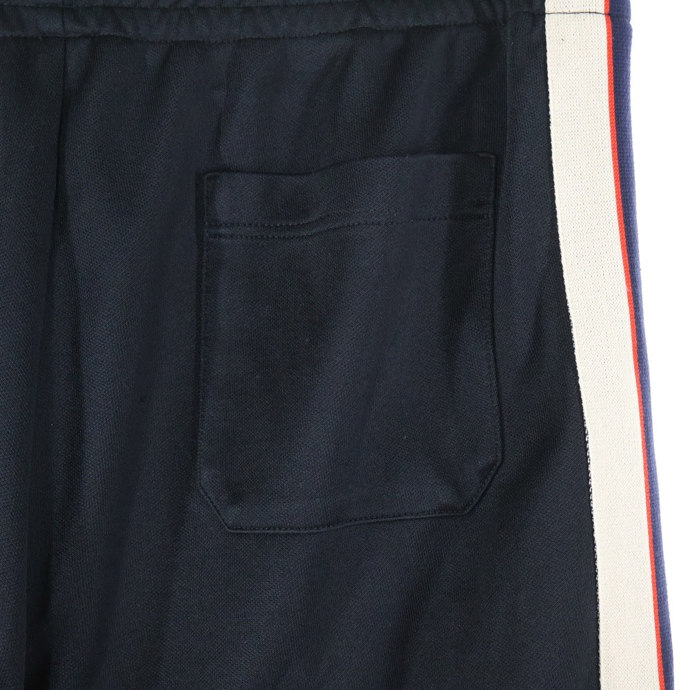 GUCCI(グッチ) 17AW TECHNICAL JERSEY PANTS サイドラインロゴ テクニカル トラックパンツ ブラック 474635 X5T39