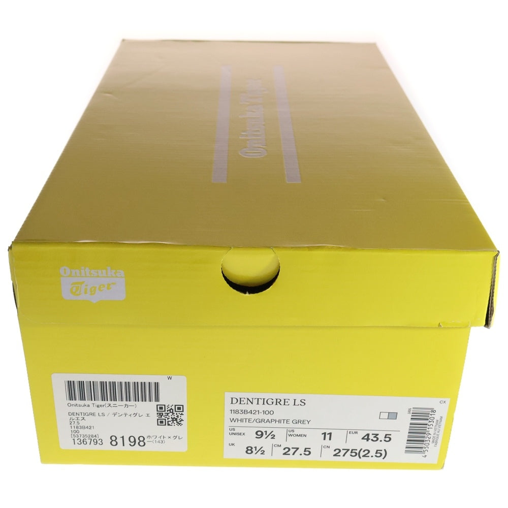 Onitsuka Tiger(オニツカタイガー) Dentigre LS デンティグレ LS ボリュームソール ローカットスニーカー ホワイト/グレー US9.5/27.5cm 1183B421-100