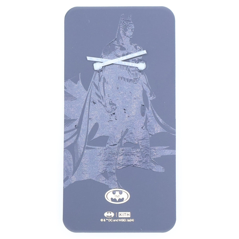KITH(キス) ×Batman Retro Logo Keychain バッドマン レトロロゴ キーチェーン イエロー/ブルー KHLHO0028-906