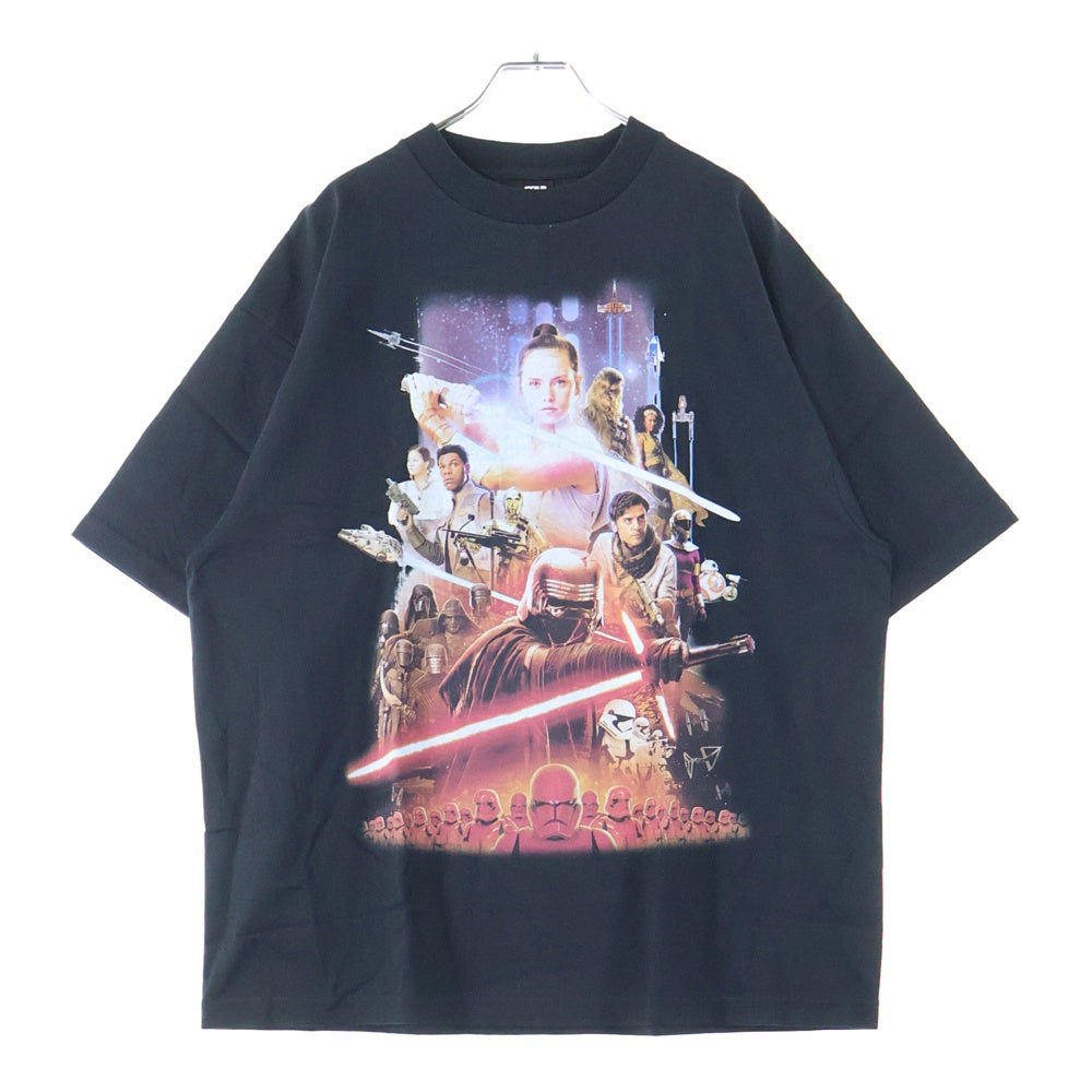 FREAK'S STORE(フリークスストア) × STARWARS EPISODE 9 KV TEE スターウォーズ エピソード 9 プリント クルーネック 半袖 Tシャツ カットソーブラック