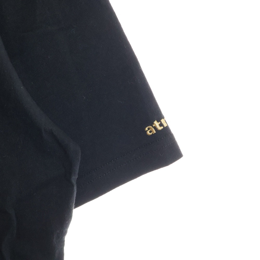 ATMOS(アトモス) ×STAR WARS EPISODE 1 T-shirt エピソード 1 プリント クルーネック 半袖 Tシャツ カットソー ブラック MA24S-TS044