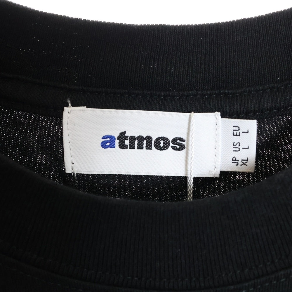ATMOS(アトモス) ×STAR WARS EPISODE 1 T-shirt エピソード 1 プリント クルーネック 半袖 Tシャツ カットソー ブラック MA24S-TS044