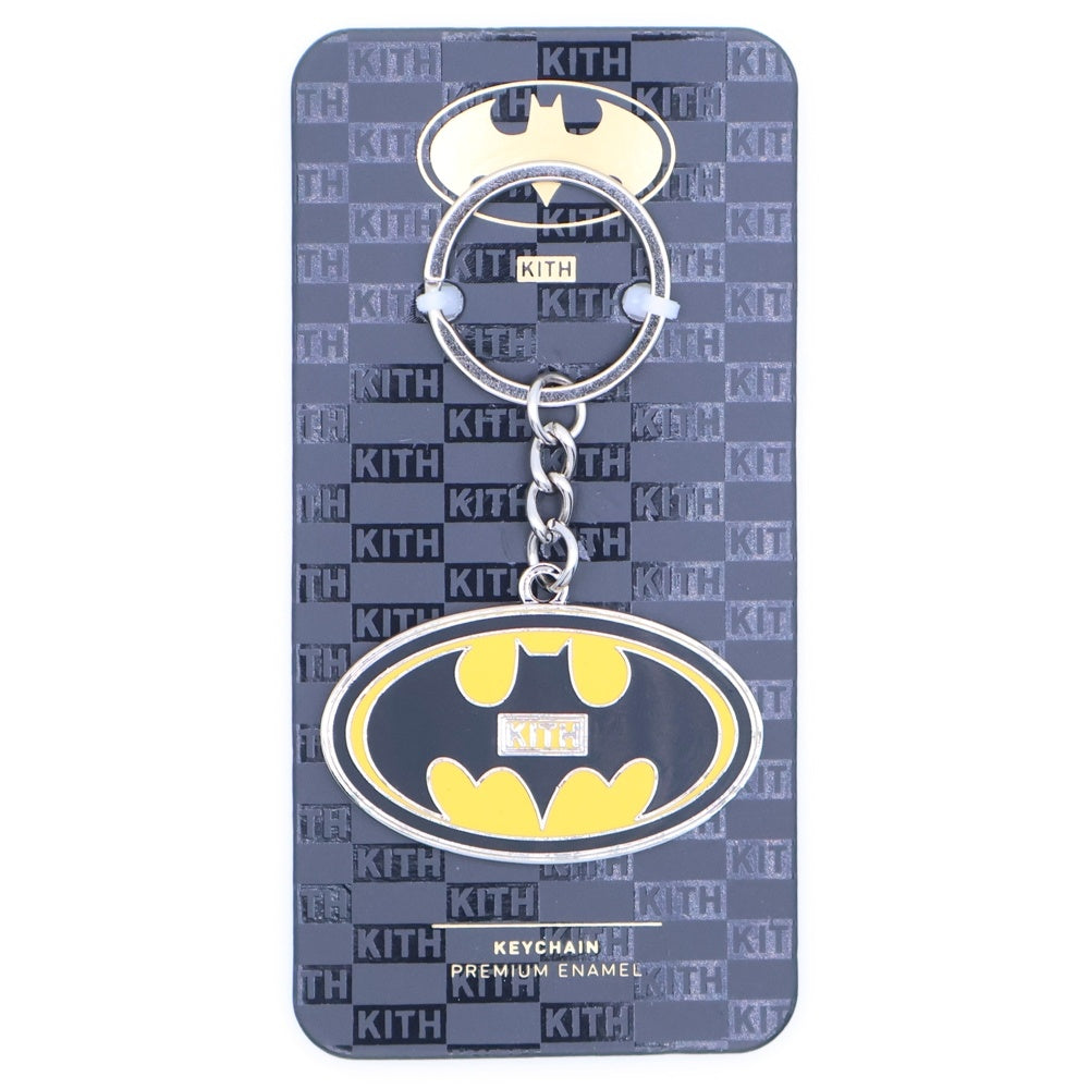 KITH(キス) ×Batman Symbol Keychain バッドマン シンボル キーチェーン ブラック/イエロー KHLHO0025-906