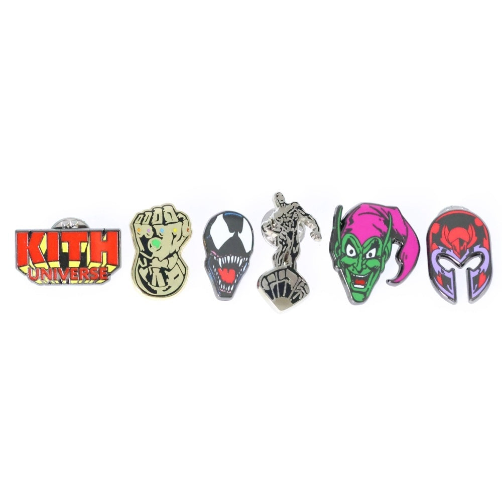 KITH(キス) ×MARVEL Super Villain Pin Set マーベル スーパーヴィラン ピンセット ピンバッジ ピンズ マルチカラー KHLPI0002-906