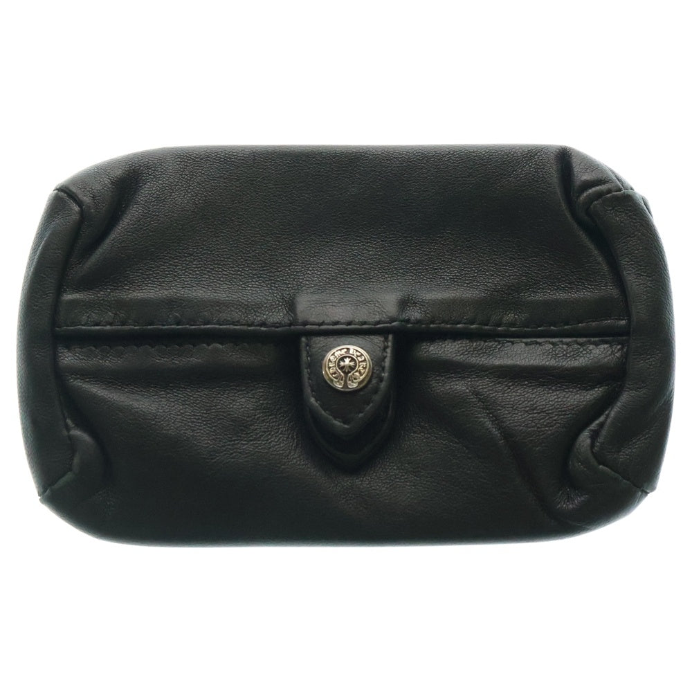 CHROME HEARTS(クロムハーツ) WALLET TIRED TEARS ポケットティッシュレザーケース ブラック