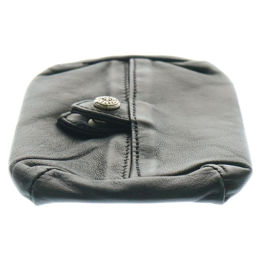 CHROME HEARTS(クロムハーツ) WALLET TIRED TEARS ポケットティッシュレザーケース ブラック