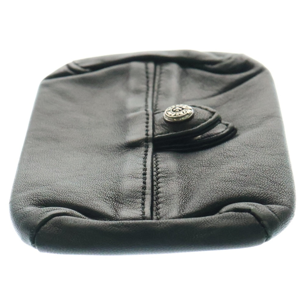 CHROME HEARTS(クロムハーツ) WALLET TIRED TEARS ポケットティッシュレザーケース ブラック