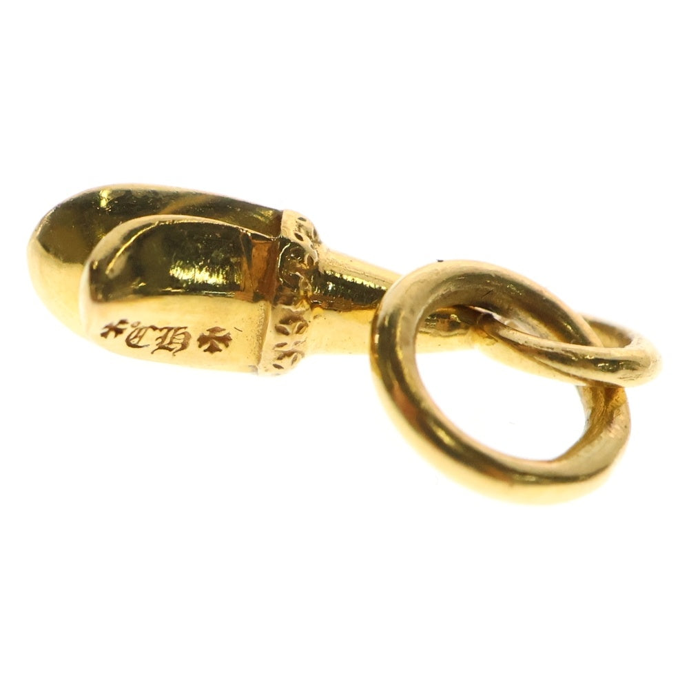 CHROME HEARTS(クロムハーツ) 22K CHRM CRSTAIL TNY クロステイル タイニーチャーム ネックレストップ ゴールド