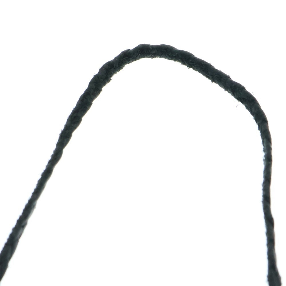 CHROME HEARTS(クロムハーツ) LEATHER BRAID SCROLL ネックレス レザーブレイドネックレス ブラック/シルバー BCA377