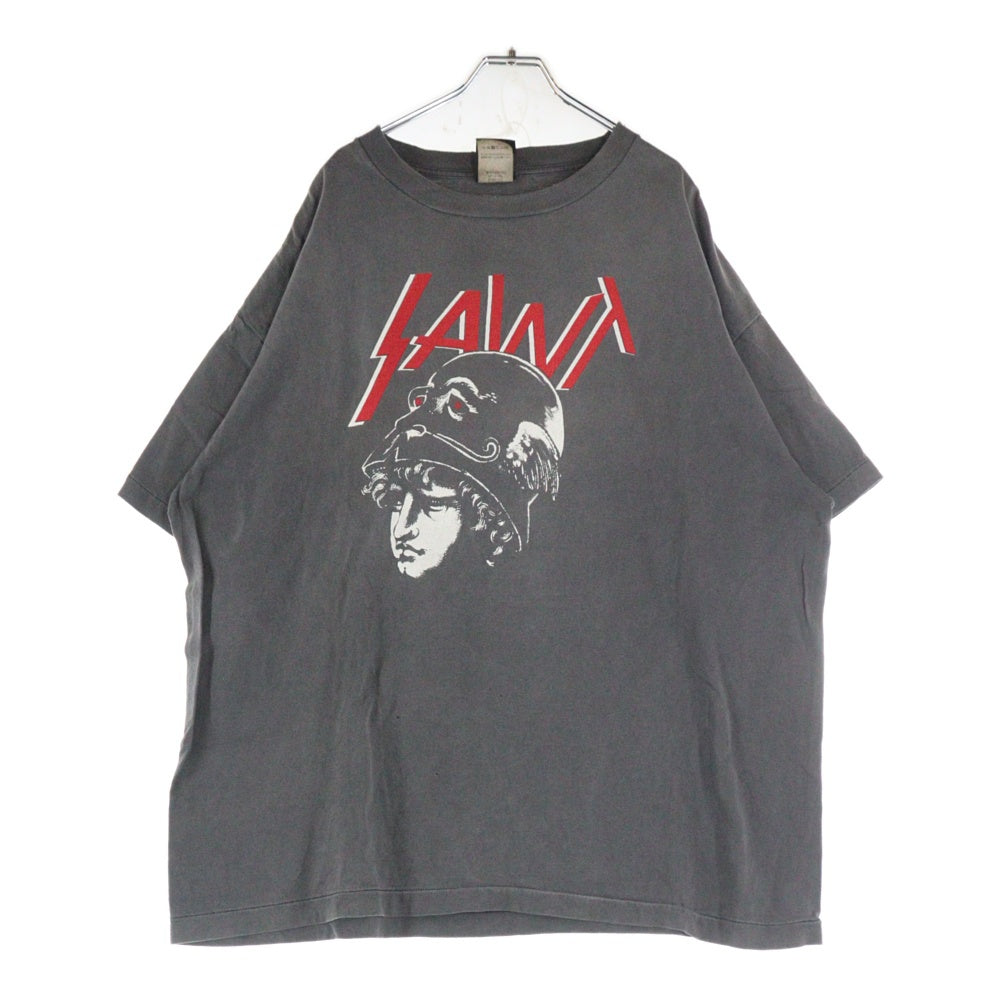 SAINT MICHAEL(セントマイケル) 23SS AFTER LIFE SS TEE アフターライフ 両面プリント クルーネック 半袖Tシャツ カットソー チャコール SM-S23-0000-010