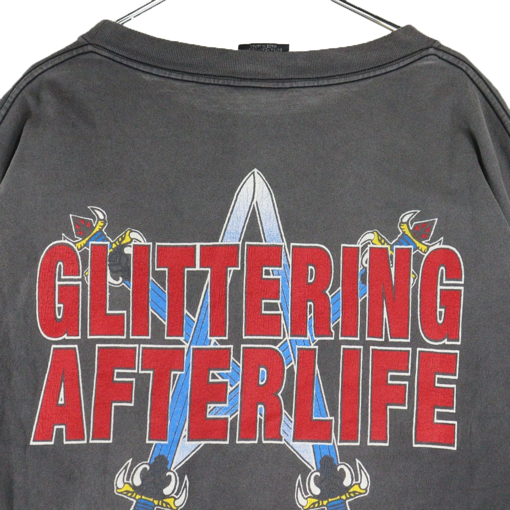 SAINT MICHAEL(セントマイケル) 23SS AFTER LIFE SS TEE アフターライフ 両面プリント クルーネック 半袖Tシャツ カットソー チャコール SM-S23-0000-010