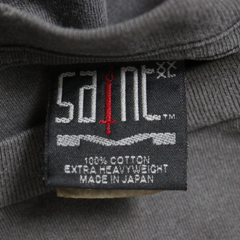 SAINT MICHAEL(セントマイケル) 23SS AFTER LIFE SS TEE アフターライフ 両面プリント クルーネック 半袖Tシャツ カットソー チャコール SM-S23-0000-010