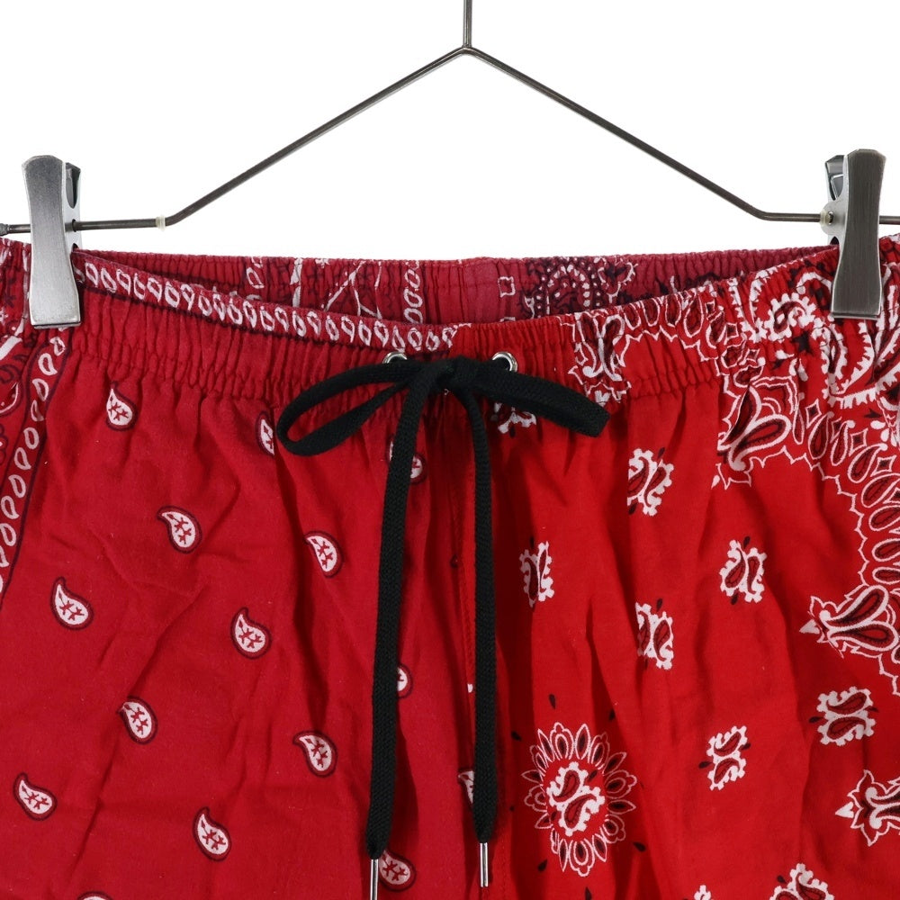 Children of the discordance(チルドレンオブザディスコーダンス) VINTAGE BANDANA PATCH SHORT PANTS ヴィンテージ バンダナショーツ ハーフパンツ レッド COTDPT-328B