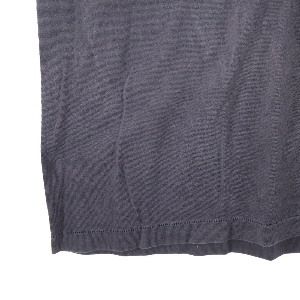 SAINT MICHAEL(セントマイケル) 22SS ×DENIM TEARS FACES SS TEE デニムティアーズ フェイス 両面プリント クルーネック 半袖Tシャツ カットソー チャコール SM-S22-0000-064
