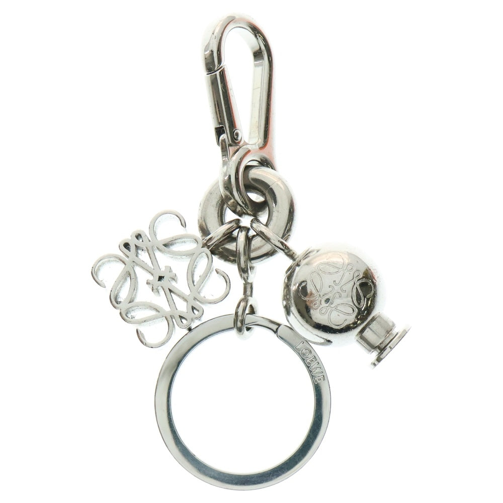 LOEWE(ロエベ) アナグラムキーリング ぺブルダイスカスタマイズ キーチェーン シルバー C554231X33