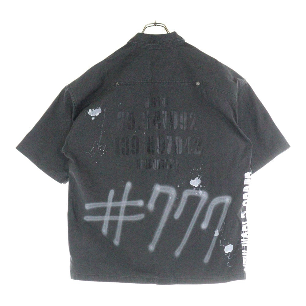 cvtvlist(カタリスト) 23SS PRISONER SHIRT プリズナー ワーク 半袖シャツ チャコール 2201070202