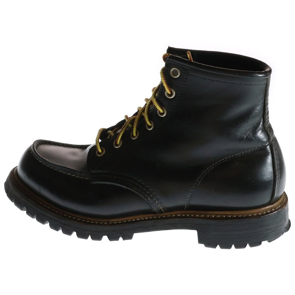 RED WING(レッド ウイング) Classic Work 6inch Moc-toe/Lug-sole クラシックワーク 6インチ モックトゥ ラグソール ワークブーツ ブラック 8176