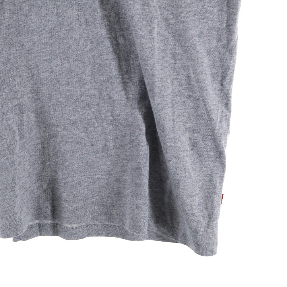 Levi's(リーバイス) フロントロゴ クルーネック カットソー 半袖Tシャツ グレー