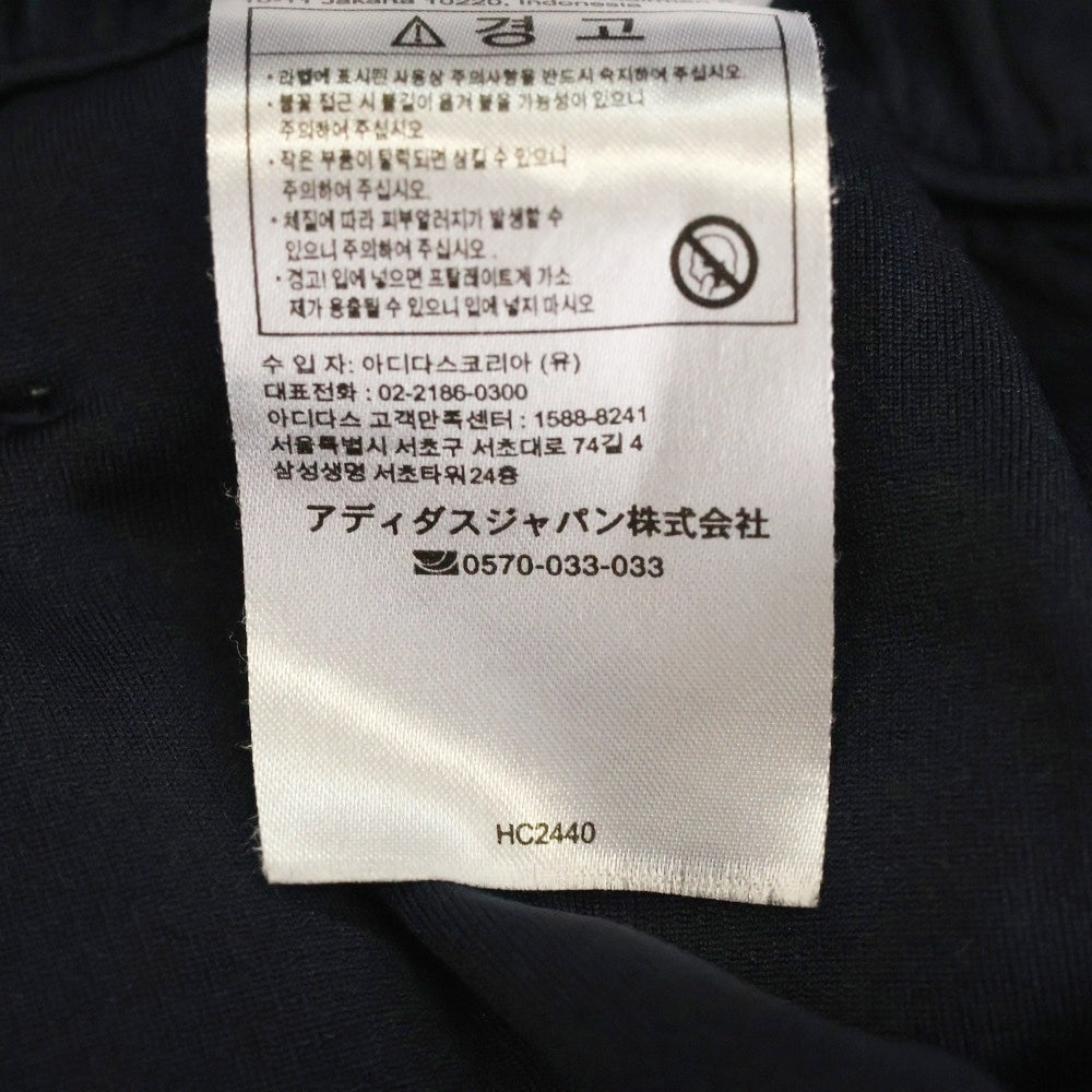 adidas(アディダス) 2FK001 ロゴデザイン サイドライン ハーフパンツ ネイビー
