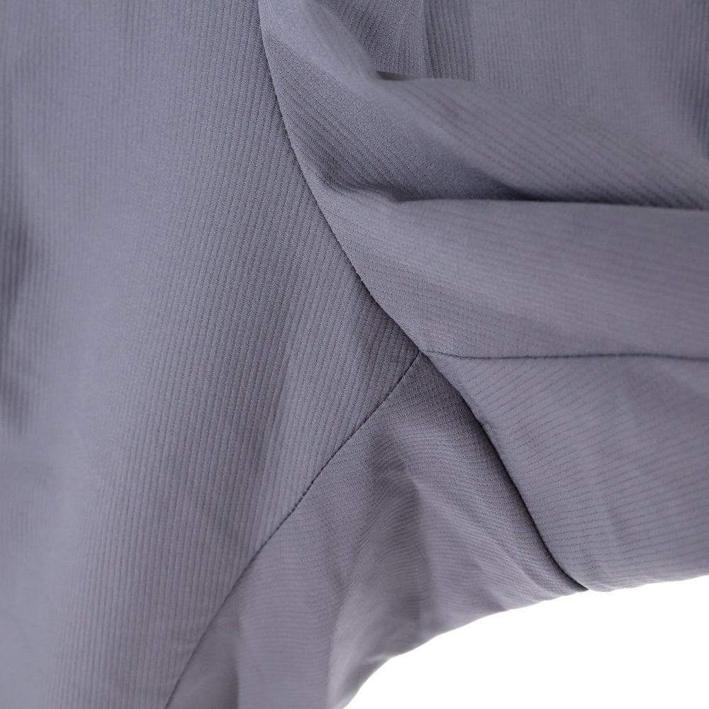 adidas(アディダス) AZB001 ロゴデザイン ナイロンパンツ グレー/ピンク