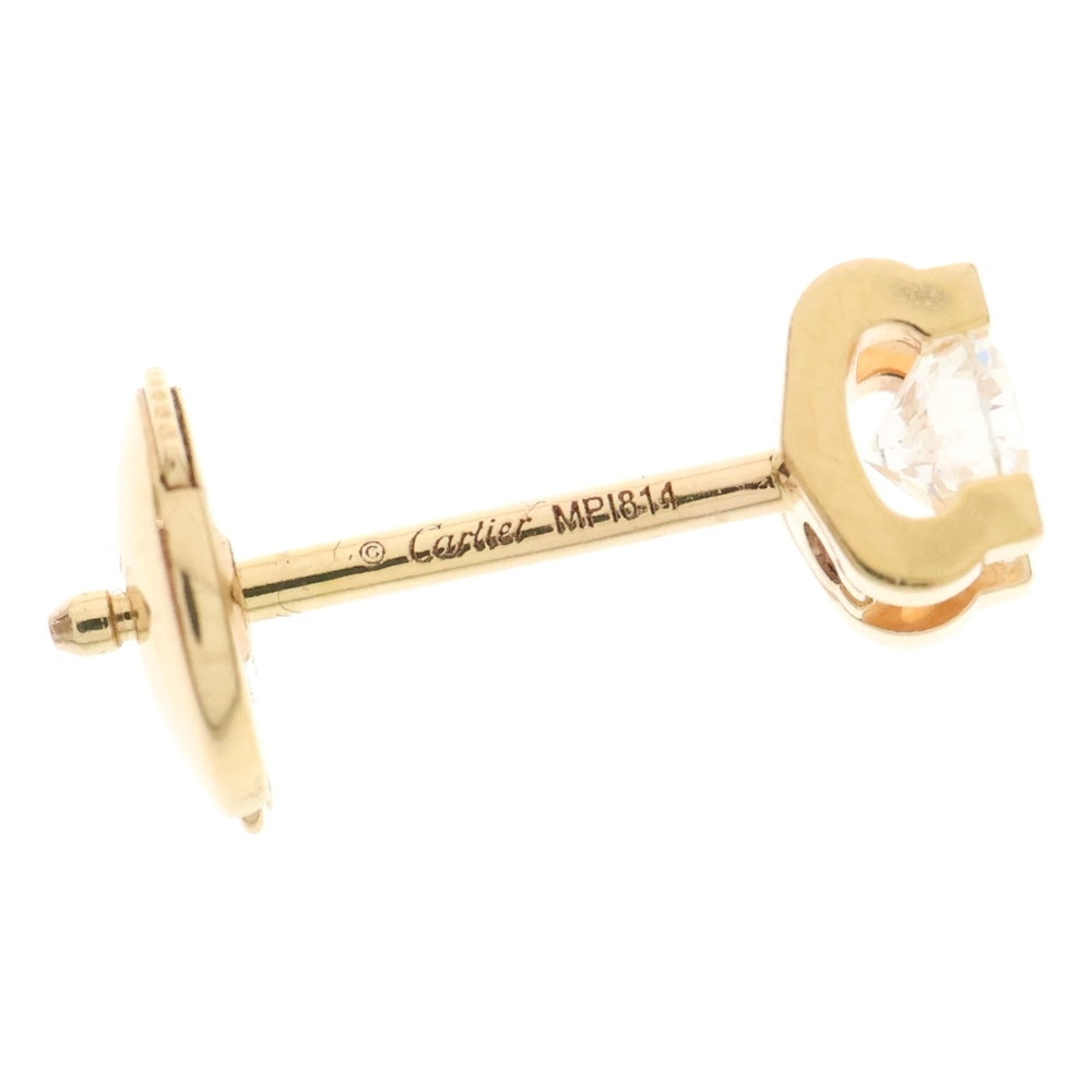 Cartier(カルティエ) C ドゥ カルティエ ピアス K18PG ピンクゴールド 1Pダイヤモンド 0.18carat 両耳
