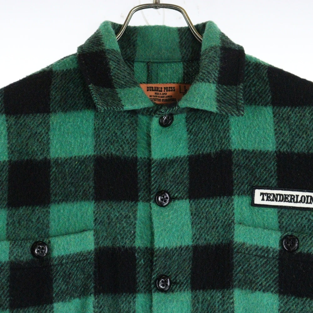 TENDERLOIN(テンダーロイン) 03AW T-BUFFALO JKT 1st T-20RG 初期 バッファロー チェック ウールジャケット グリーン/ブラック