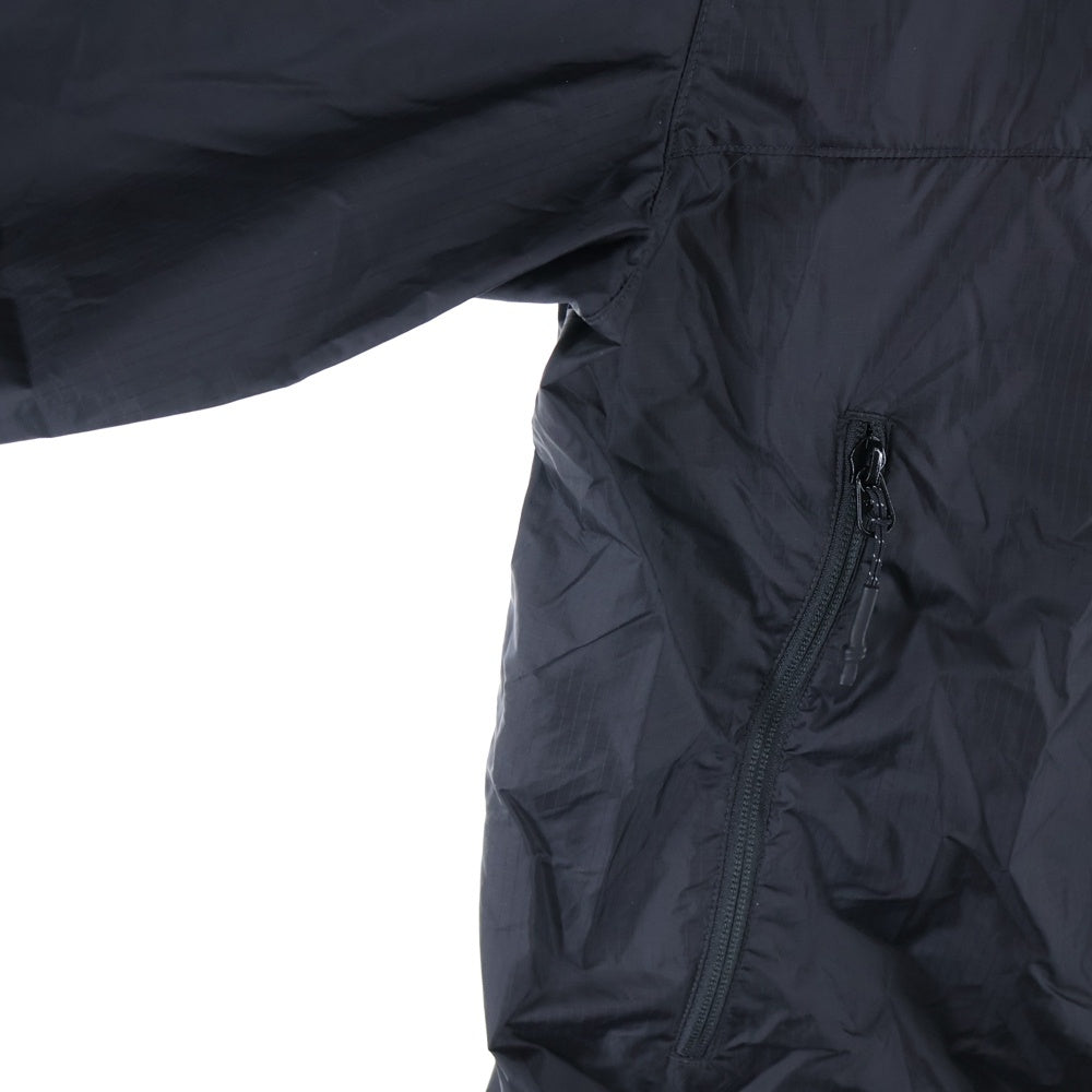 THISISNEVERTHAT(ディスイズネバーザット) T-Light Jacket ジップアップ フーデットシェルジャケット ブラック TN230WOWLS02