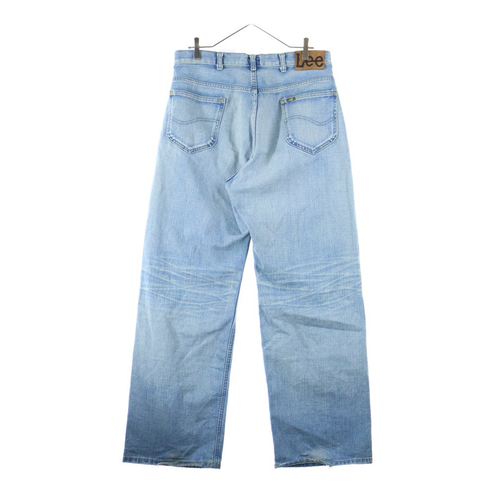 LEE(リー) 25SS xBEAMS 101 CLUSH DENIM PANTS クラッシュ ダメージ ジッパーフライ ストレートデニム パンツ インディゴ LB0624