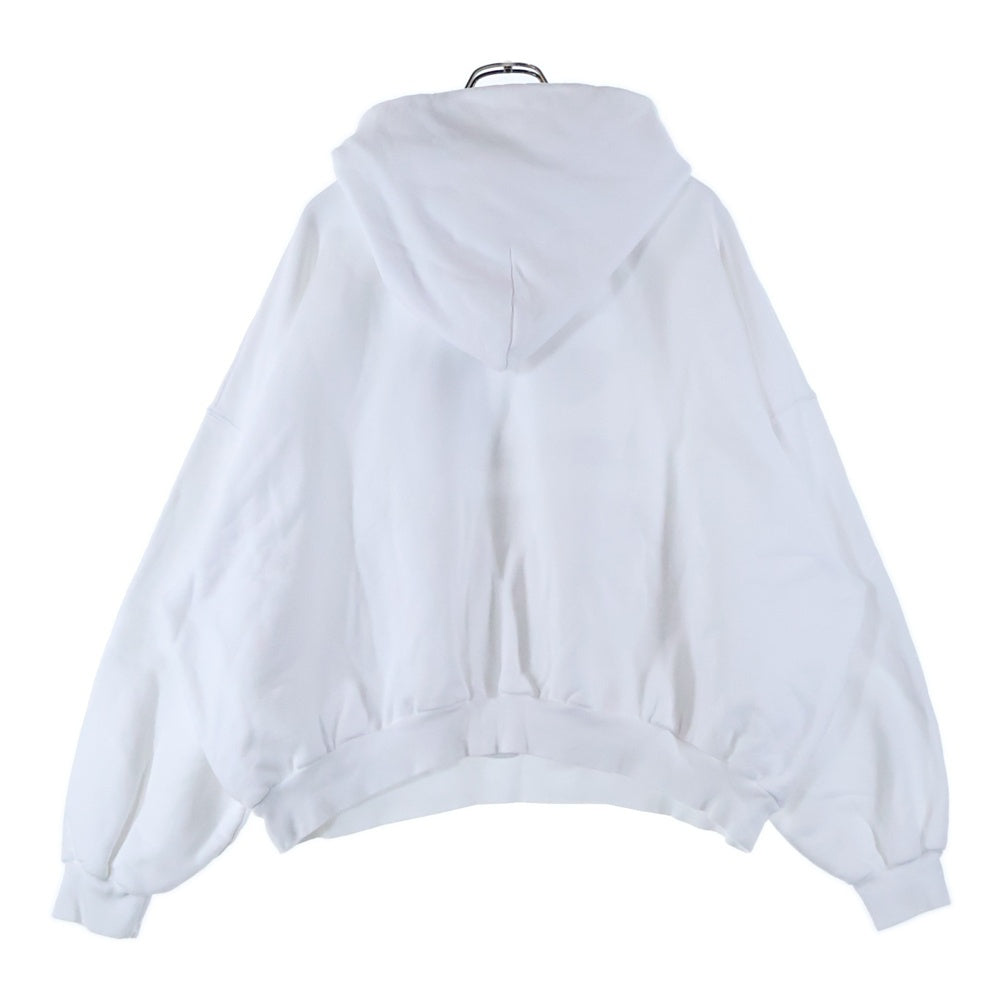BALENCIAGA(バレンシアガ) 23SS ×adidas Large Hoodie Oversized アディダス ロゴ刺繍 オーバーサイズ スウェット プルオーバーパーカー ホワイト 712396 TNVA9