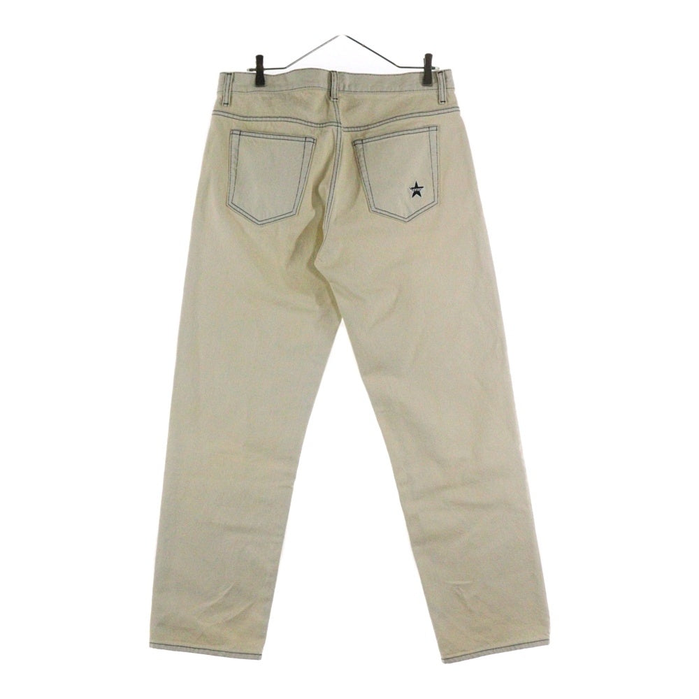 SUPREME(シュプリーム) 25SS Regular Jean Bleached ロゴ スター レギュラー デニム ブリーチ ジーンズ パンツ アイボリー