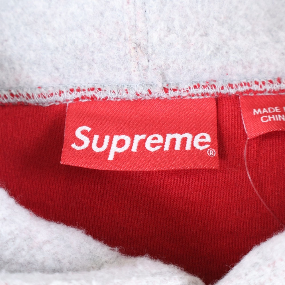 SUPREME(シュプリーム) 23SS Inside Out Box Logo Hooded Sweatshirt インサイドアウト ボックスロゴフーデッドスウェットシャツ プルオーバーパーカー グレー