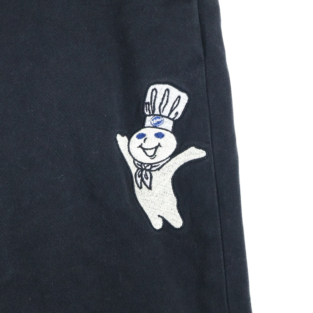 SUPREME(シュプリーム) 22SS × Doughboy Chino Pant ドゥボーイ グラフィックエンブロイダリー チノパンツ ブラック