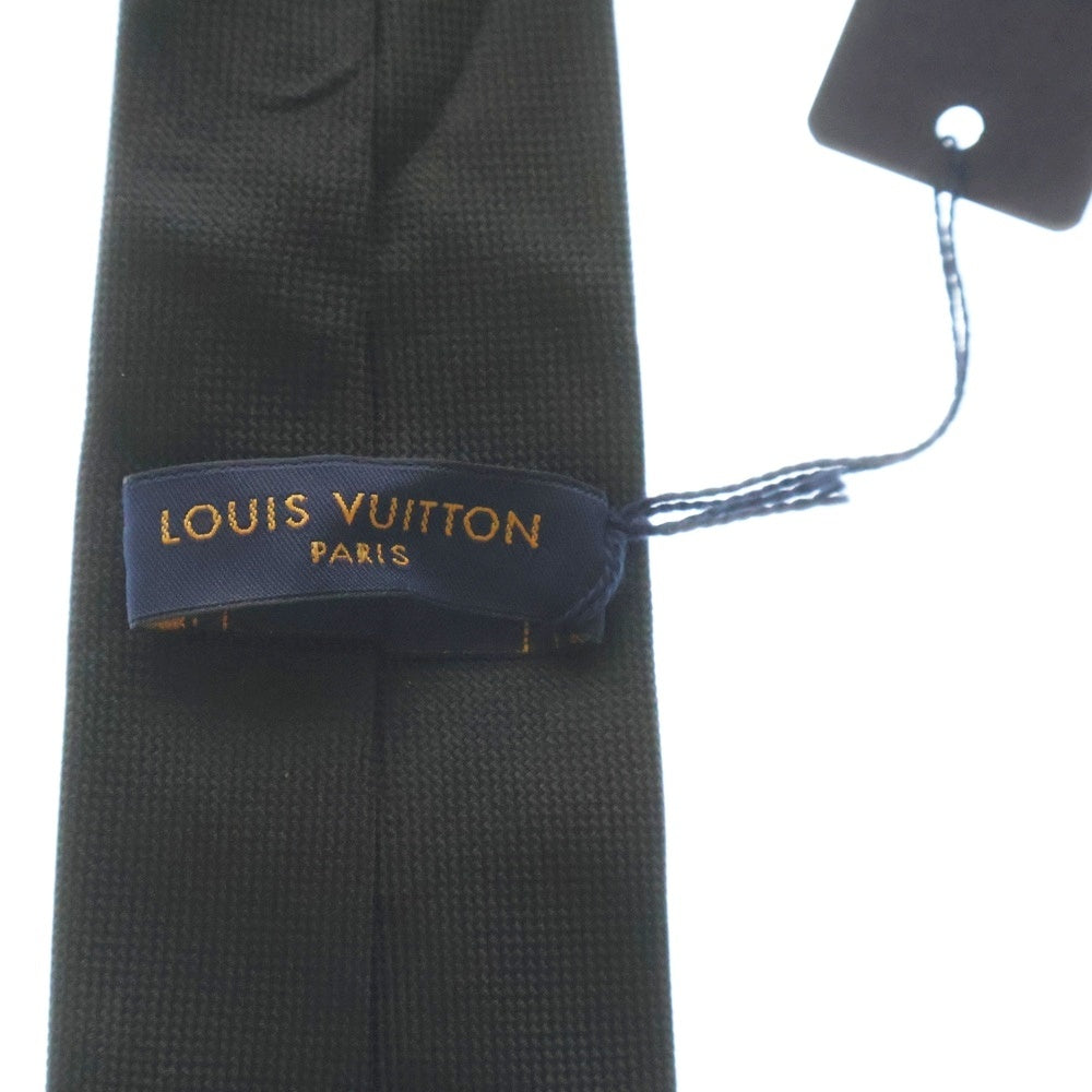 LOUIS VUITTON(ルイヴィトン) クラヴァット ヴィヴィエンヌ18 シルク ネクタイ ブラック R98074
