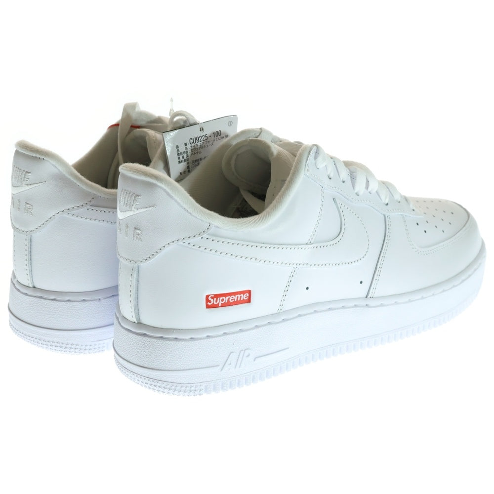 NIKE(ナイキ) ×SUPREME AIR FORCE 1 LOW シュプリーム エアフォース1 ローカットスニーカー ホワイト US9/27.0cm CU9225-100
