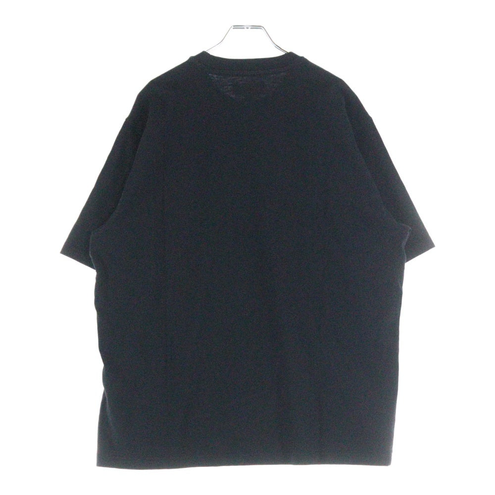 SUPREME(シュプリーム) 25SS Satin Appliqu? S/S Top サテンアップリケ クルーネック半袖Tシャツ カットソー ブラック